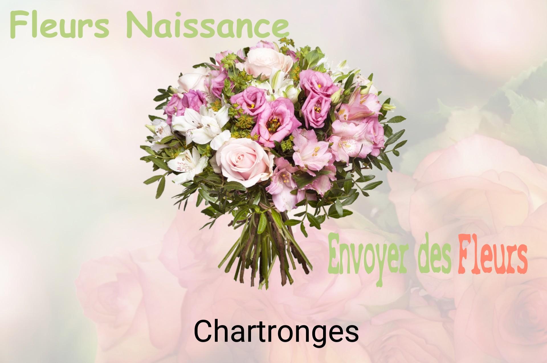 Bouquet de fleurs de naissance livré à Chartronges